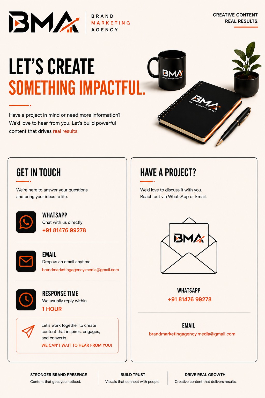 BMA Contact approved design